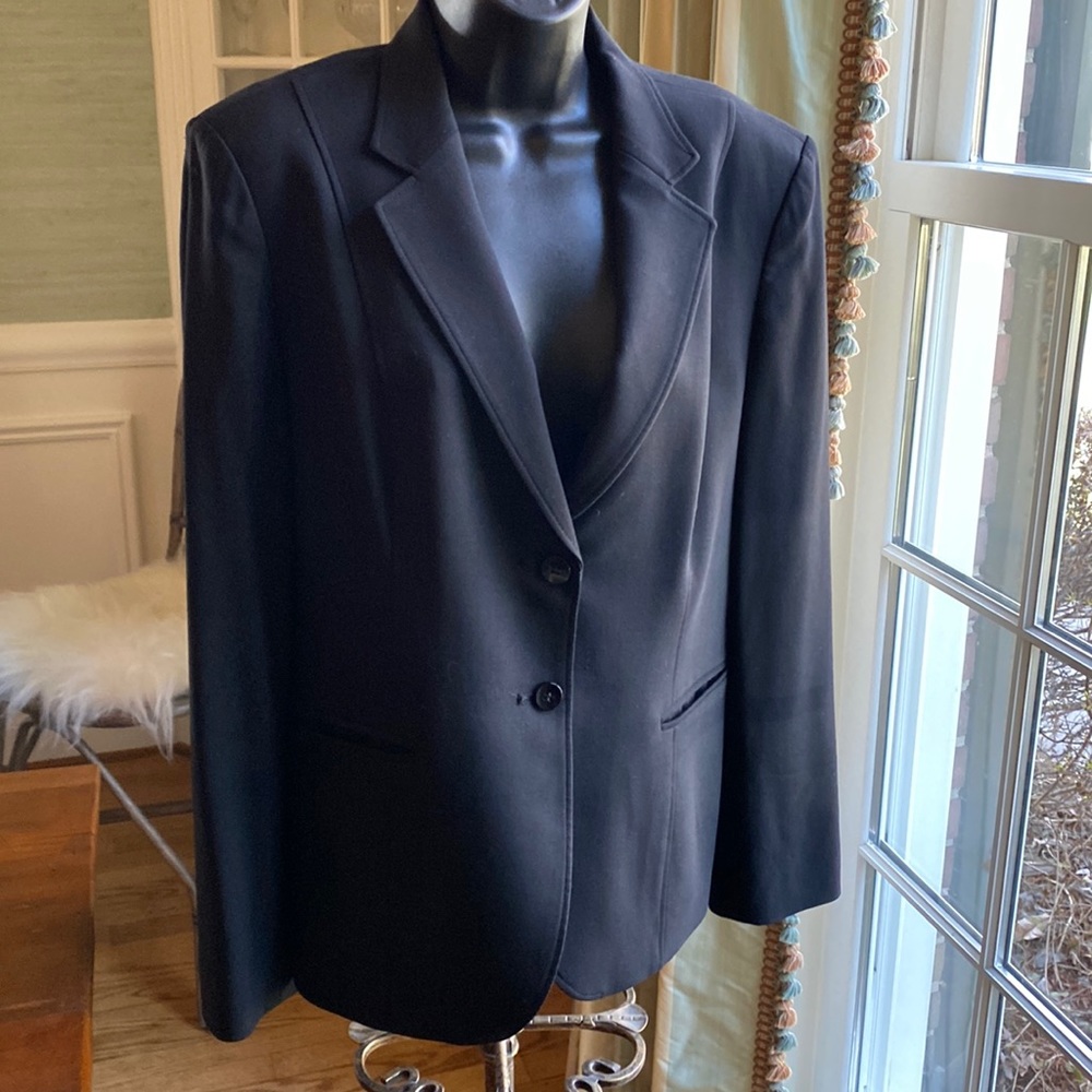Two buttons black blazer